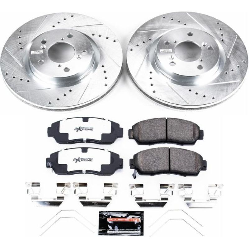 PowerStop PSB Z26 Street Warrior Kit Brakes, Rotors & Pads Brake Kits - Performance D&S main image