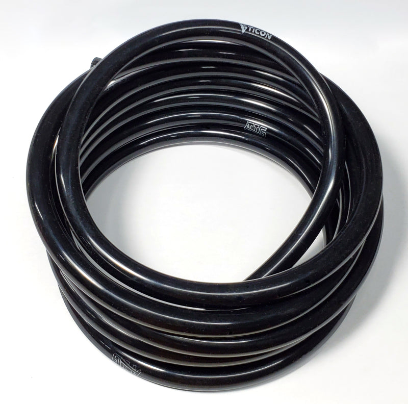 Ticon Industries Tig Aesthetics 6mm Silicone Argon Line - 10ft Length (Black) 903-74006-0000