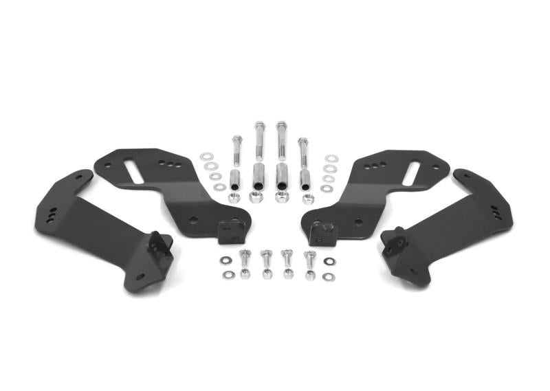 MaxTrac 07-18 Jeep Wrangler JK 2WD/4WD Front Caster Correction Brackets (0-4.5in Lift) 8897CCB Main Image