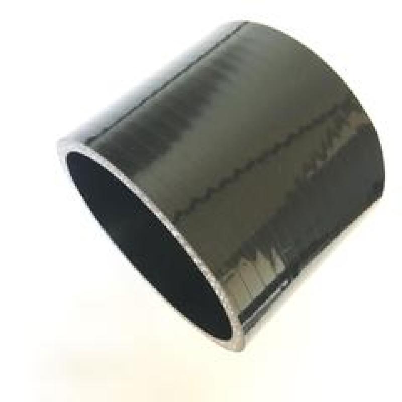 Ticon Industries 4-Ply Black 3.5in Straight Silicone Coupler 131-08903-0401