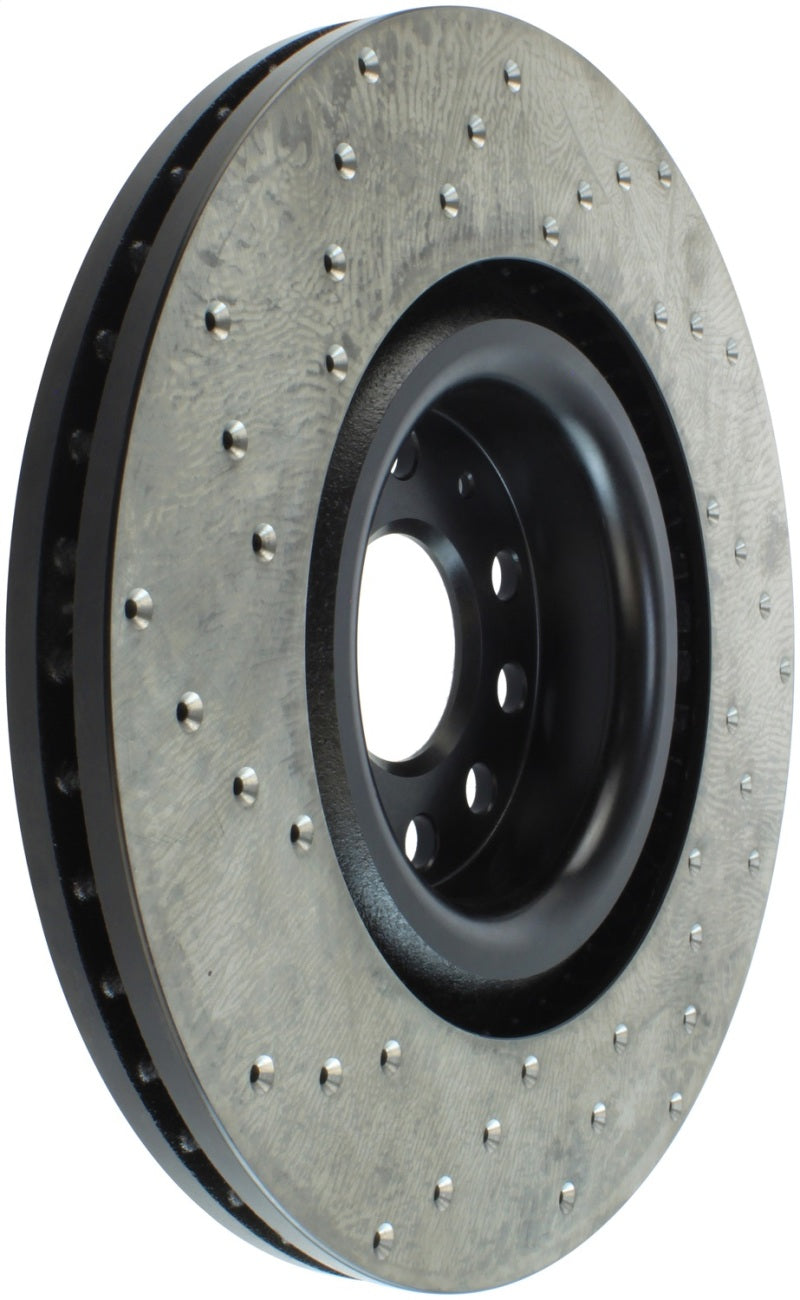 StopTech Sport Cryo Cross Drilled Brake Rotor; Front Left