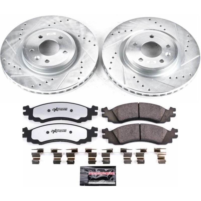 PowerStop PSB Z36 Truck & Tow Kit Brakes, Rotors & Pads Brake Kits - Performance D&S main image