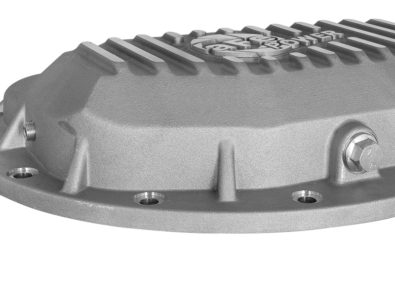 aFe Power Street Series Front Differential Cover Raw w/ Machined Fins 13-18 RAM V8 5.7/6.4L 46-70400