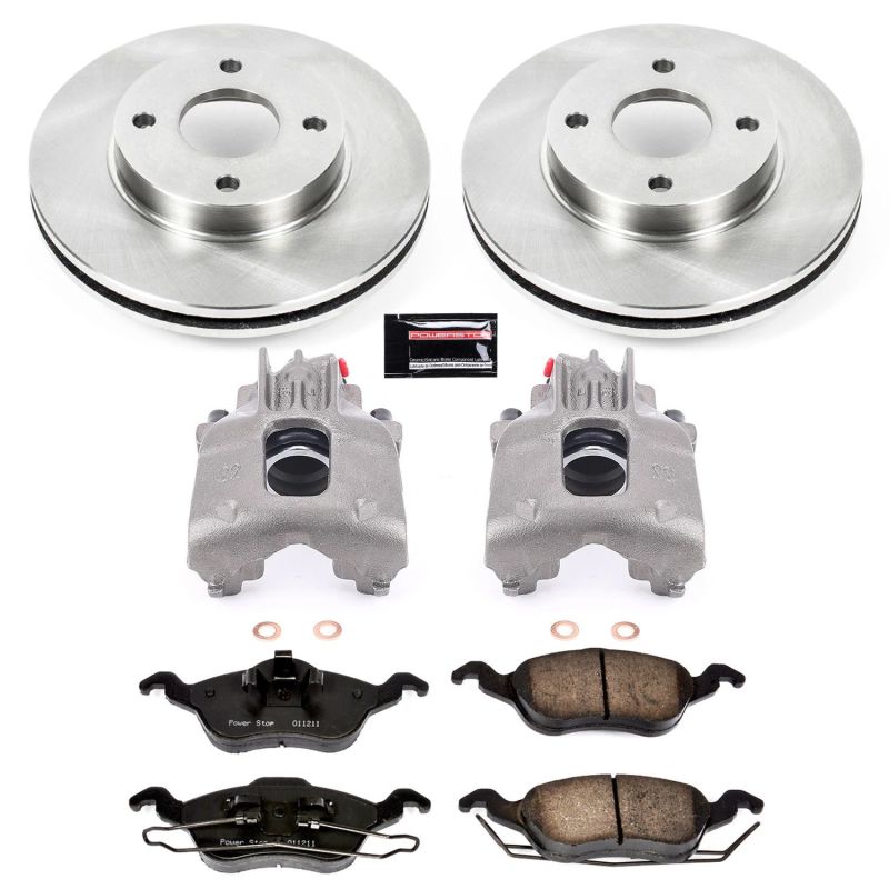 PowerStop PSB Autospecialty Kit w/Cals Brakes, Rotors & Pads Brake Kits - OE main image