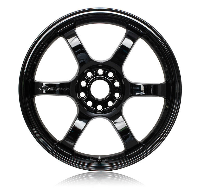 Gram Lights 57DR 18x10.5 +22 5-114.3 Glossy Black Wheel WGIAC22EGX