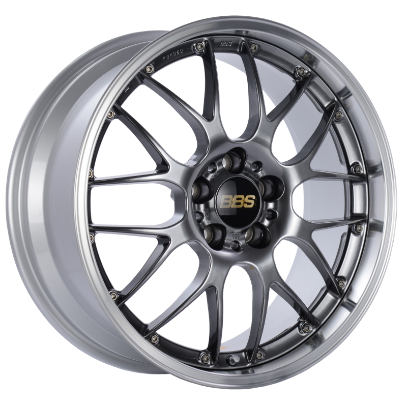 BBS RS-GT 19x8.5 5x120 ET35 Diamond Black Center Diamond Cut Lip Wheel -82mm PFS/Clip Required RS959DBPK Main Image