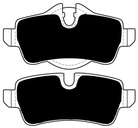 Porterfield Brake Pads for 2015 MINI Coupe