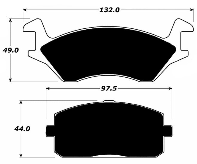 Porterfield Brake Pads for 1982 TOYOTA STARLET