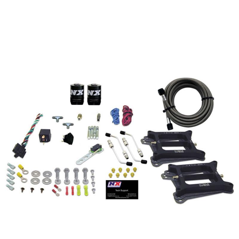 Nitrous Express Dual 4150/Alcohol Nitrous Kit (100-500HP) w/o Bottle 50245-00 Main Image