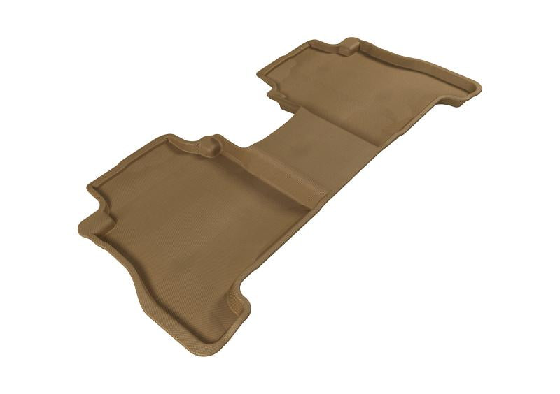 3D MAXpider 2007-2012 Hyundai Santa Fe Kagu 2nd Row Floormats - Tan L1HY04021502 Main Image