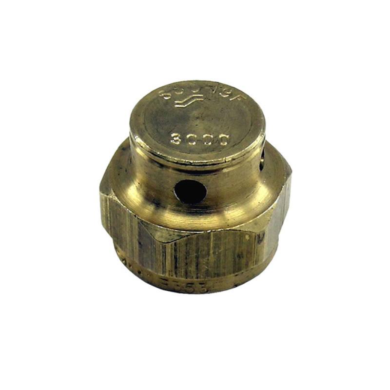 Nitrous Express Safety Blow-Off Cap (3000 PSI) Fits Old Style Brass Valves w/Male Threads 11705 Main Image