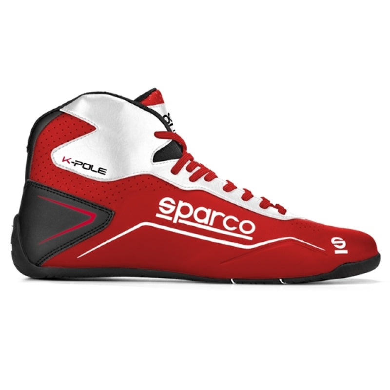 Sparco Shoe K-Pole 34 RED/WHT 00126934RSBI