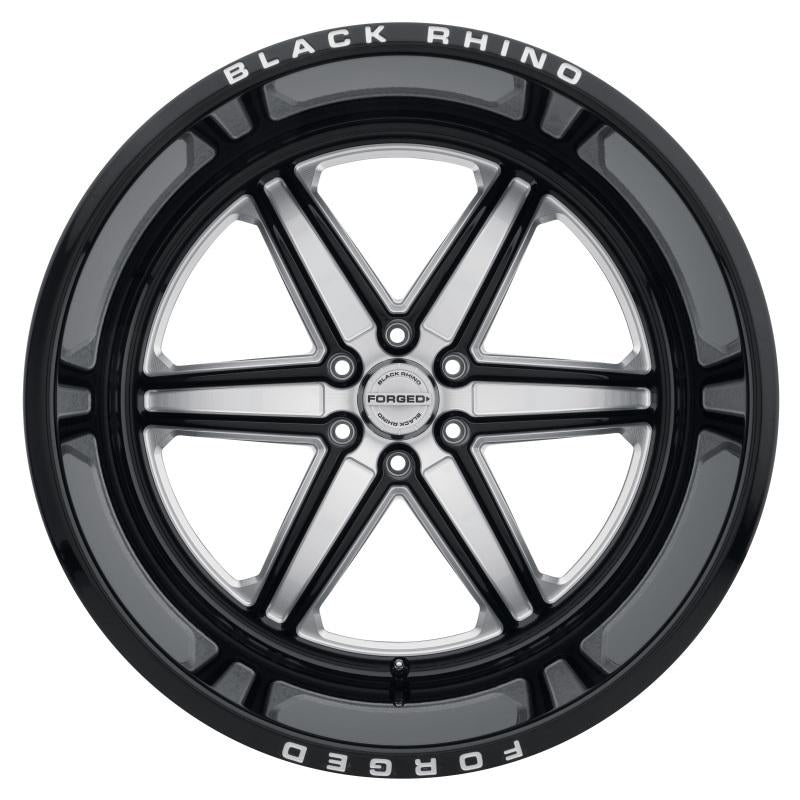 Black Rhino Marauder 24x14.0 6x139.7 ET-76 CB 112.1 Gloss Black w/Milled Spokes Wheel 2414MDR-66140B12 Main Image