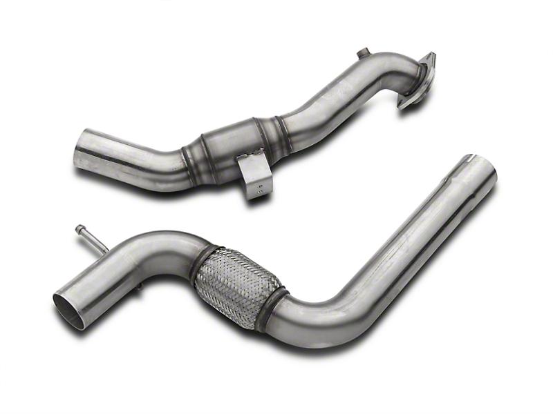 Kooks 15+ Ford Mustang 2.3L EcoBoost 3in SS Catted Comp Downpipe (Connects Kooks Catback Exhaust) 11533200 Main Image