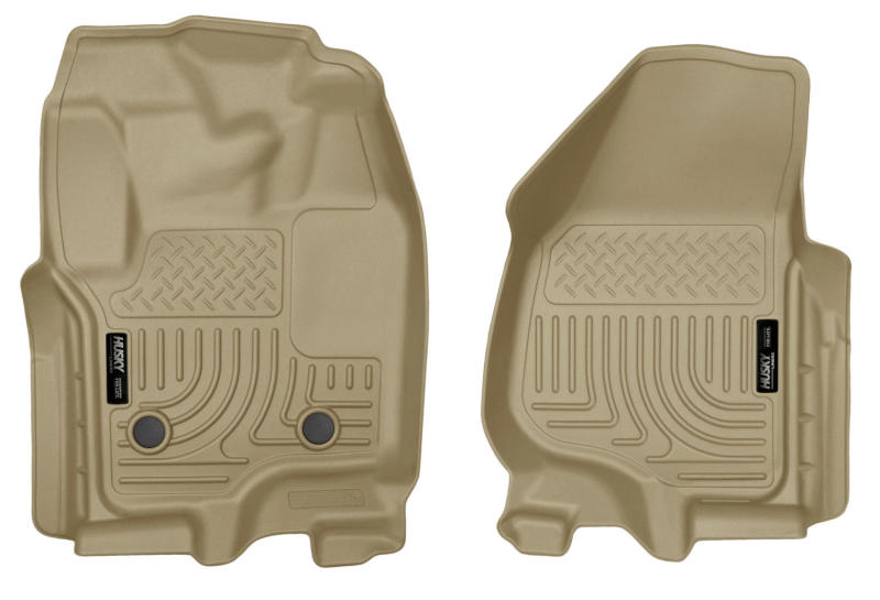 Husky Liners HL WB - Front - Tan Floor Mats Floor Mats - Rubber main image