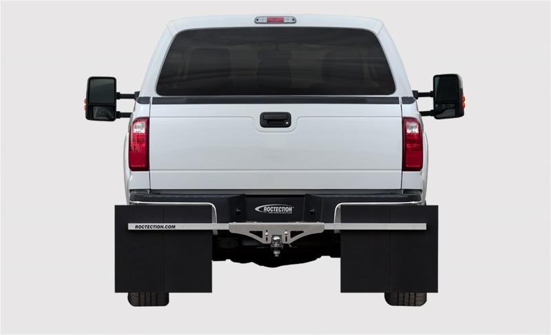 Access Rockstar Roctection Universal (Fits Most P/Us & SUVs) 80in. Wide Hitch Mounted Mud Flaps C100001 Main Image