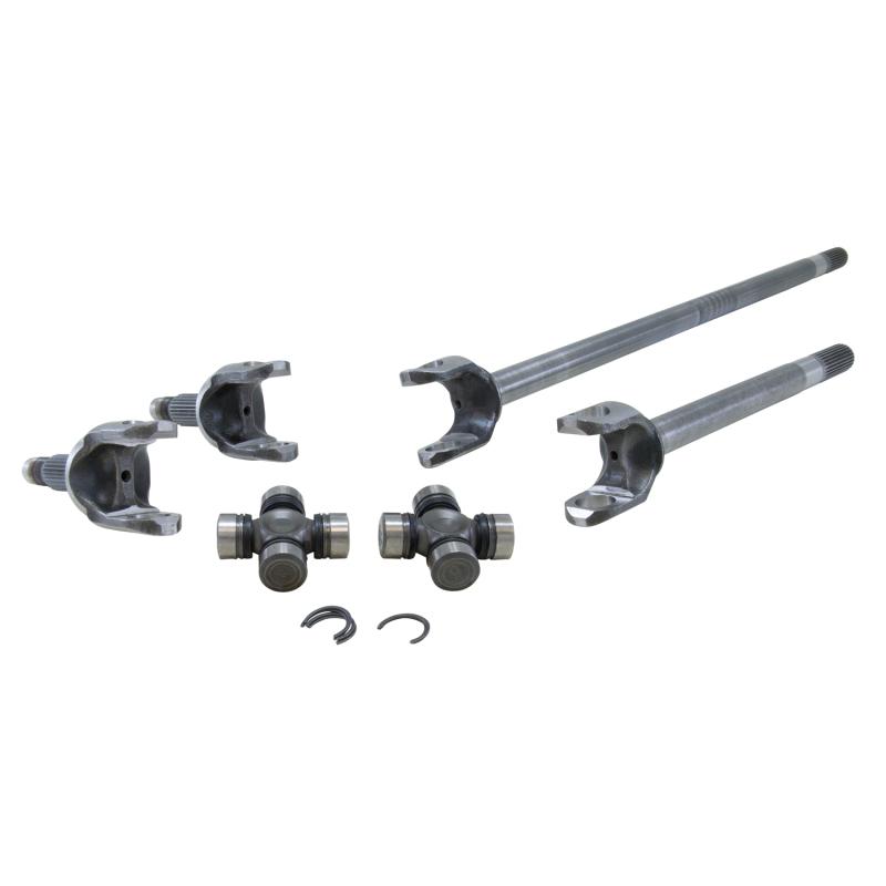 Yukon Gear 4340 Chrome-Moly Replacement Axle Kit For 07-13 Dana 30 Front / Non-Rubicon JK YA W24164 Main Image