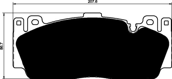 Porterfield Brake Pads for 2015 BMW M6 - w/ Iron Discs