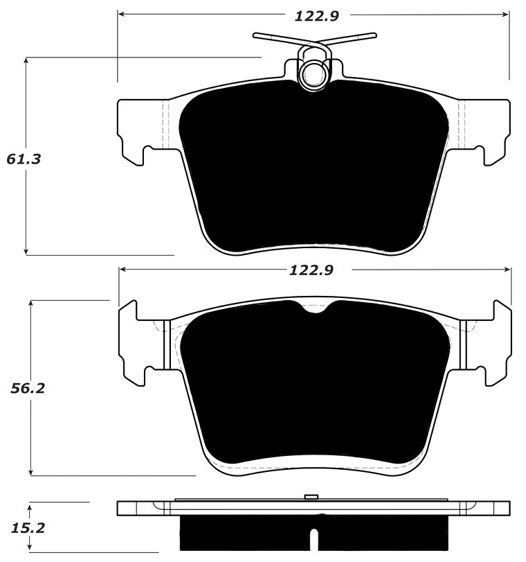Porterfield Brake Pads for 2015 AUDI A3/A3 Quattro