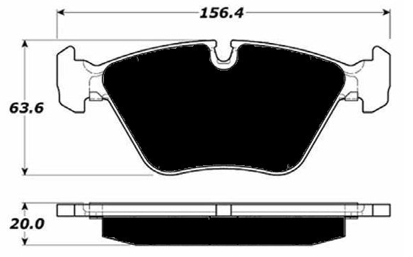 Porterfield Brake Pads for 2008 BMW X3
