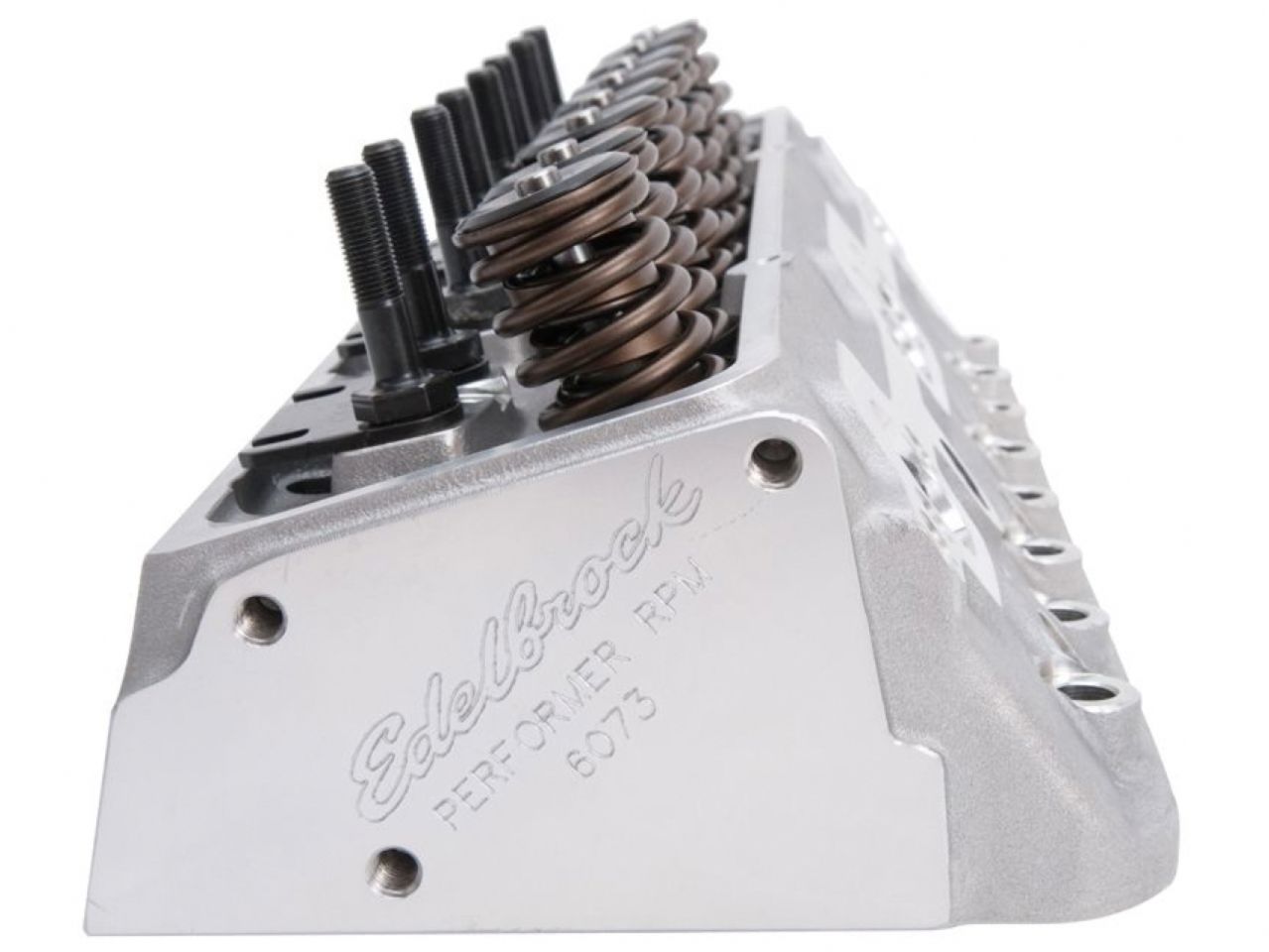 Edelbrock Cylinder Head, SBC, Performer RPM, Straight Spark Plugs 70CC, for Hyd.