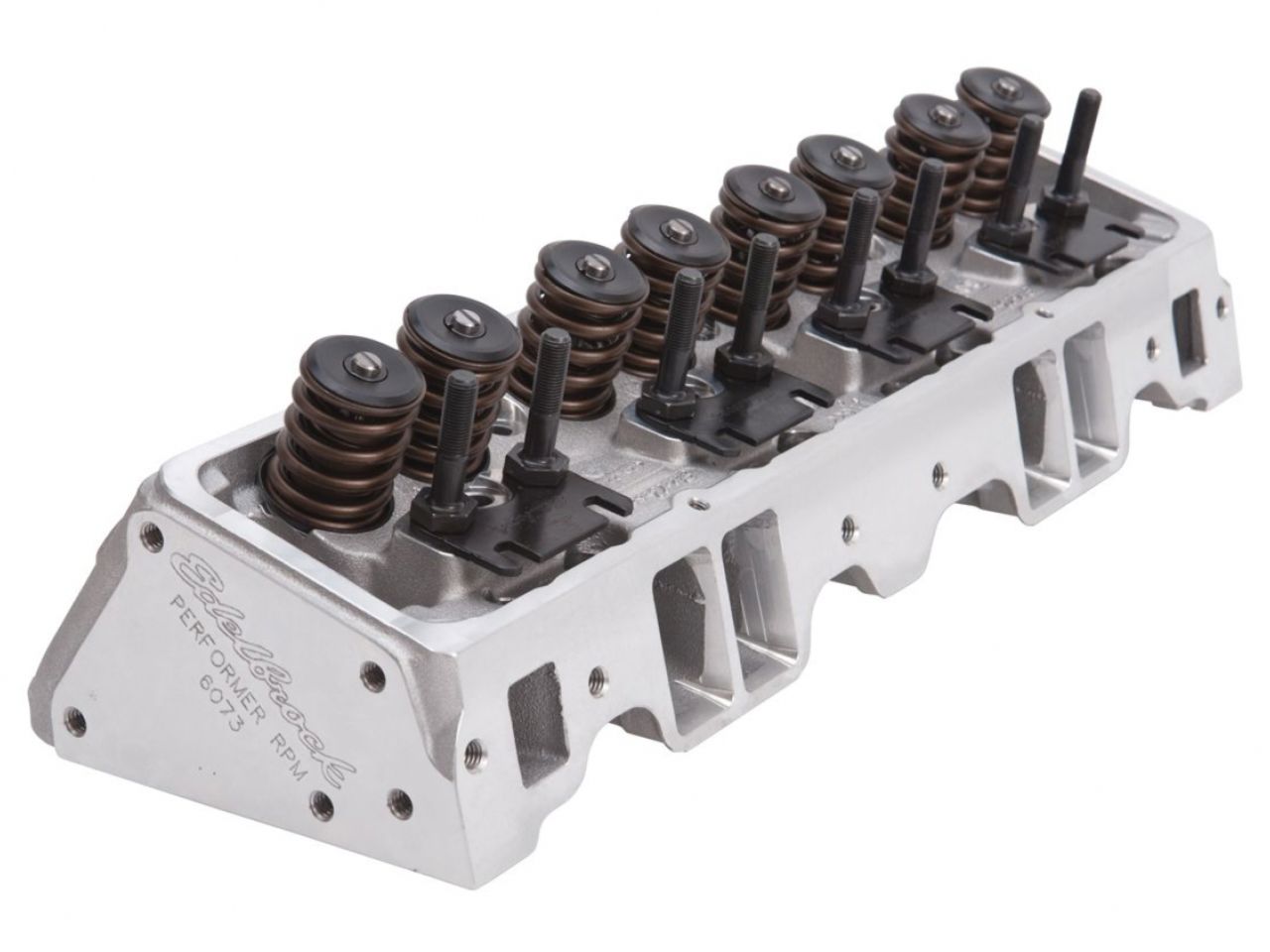 Edelbrock Cylinder Head, SBC, Performer RPM, Straight Spark Plugs 70CC, for Hyd.