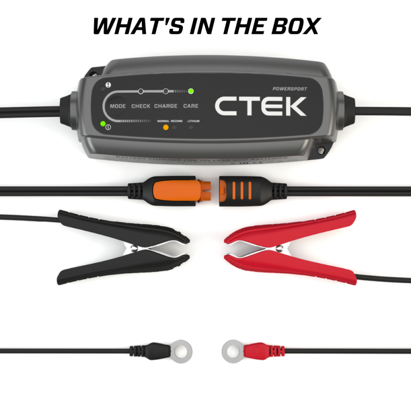 CTEK Battery Charger - CT5 Powersport - 2.3A 40-339