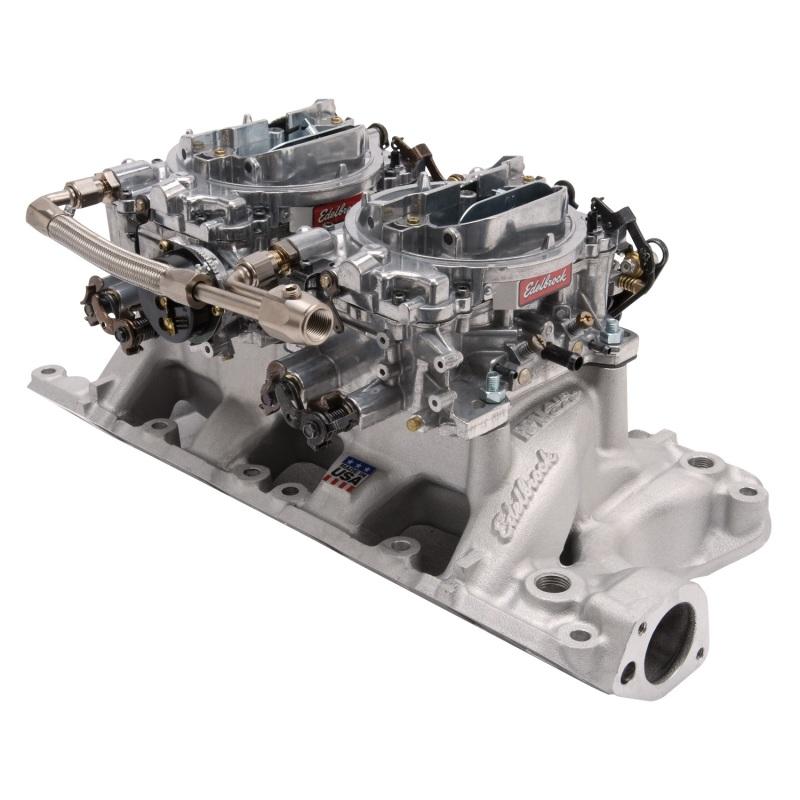 Edelbrock Dual Quad Kit RPM Air-Gap 289-302 Ford 2035 Main Image