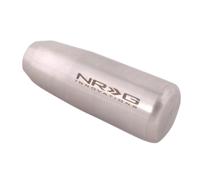 NRG Universal Short Shifter Knob - 3.5in. Length / Heavy Weight .85Lbs. - Silver SK-450SL Main Image