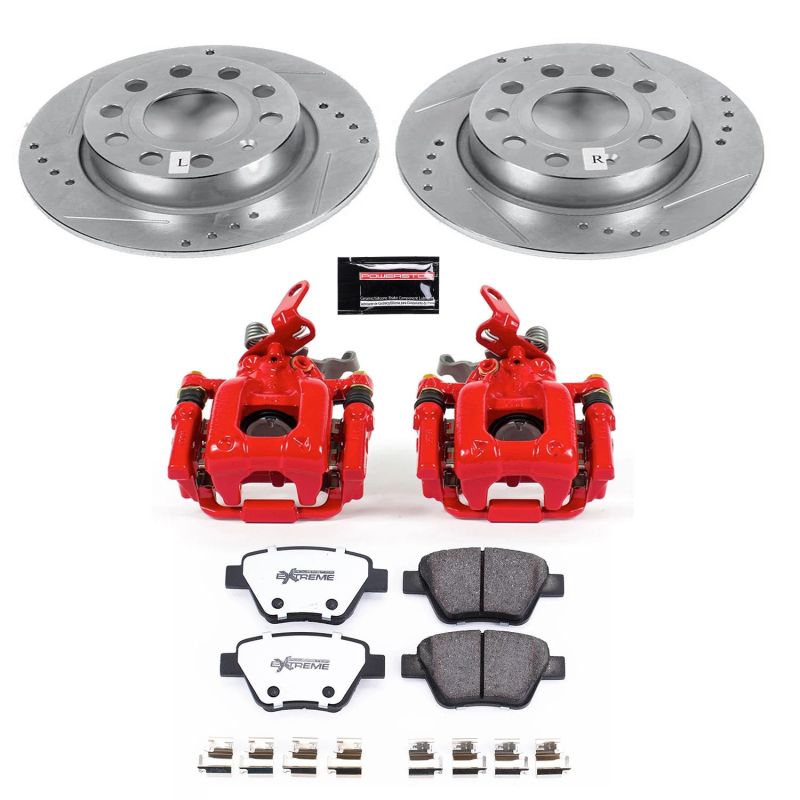 PowerStop PSB Z26 Street Kit w/Cals Brakes, Rotors & Pads Brake Kits - Performance D&S main image