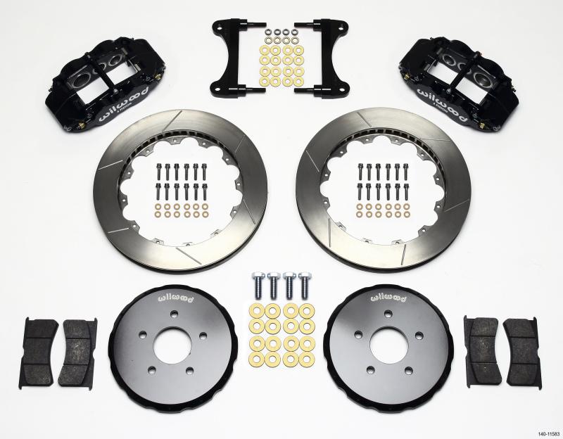 Wilwood Narrow Superlite 6R Front Hat Kit 13.06in Nissan 370Z/Fiti G37 140-11583 Main Image