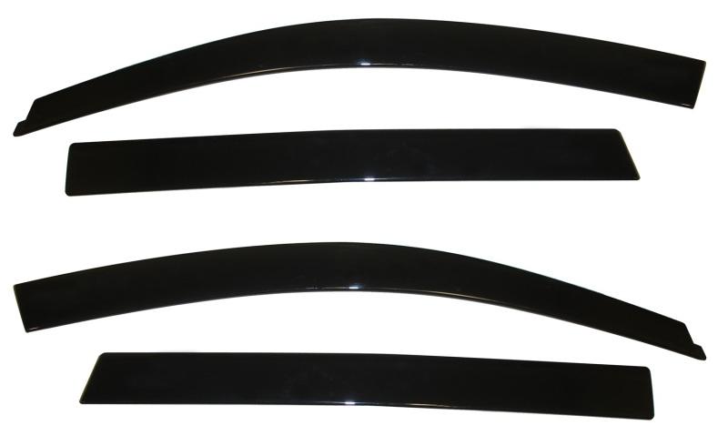 AVS 09-17 Chevy Traverse Ventvisor Low Profile Deflectors 4pc - Smoke 894020 Main Image