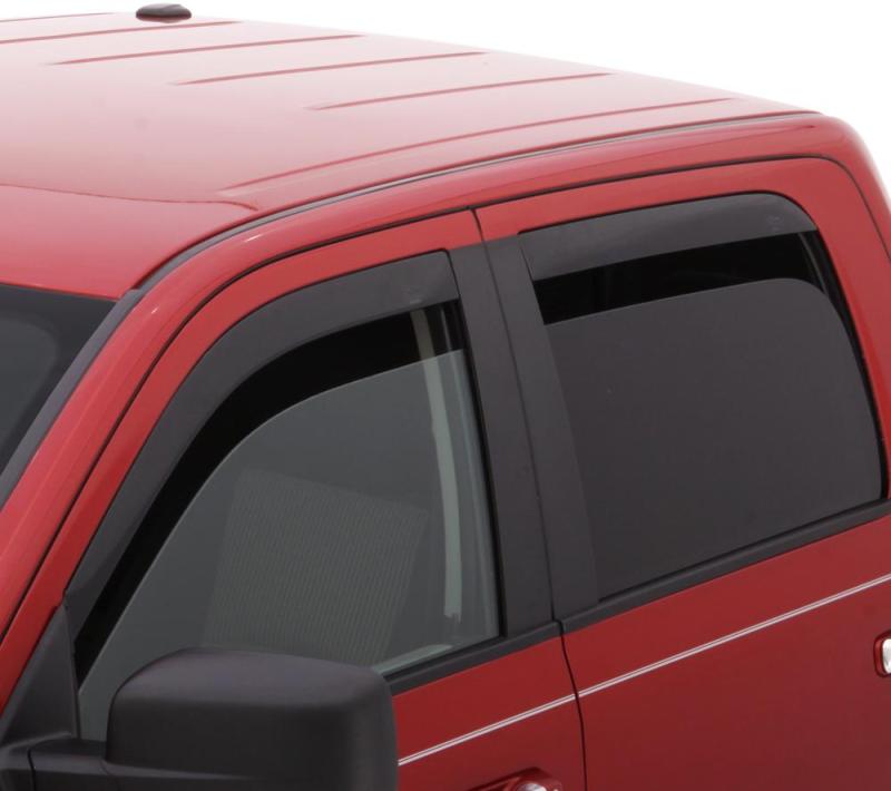 AVS 14-18 Chevy Silverado 1500 Ext. Cab Ventvisor Low Profile Deflectors 4pc - Smoke 894040 Main Image