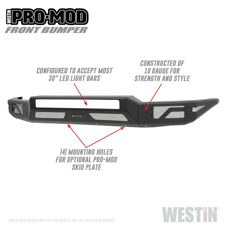 Westin WES Pro-Mod Bumpers Bumpers Bumpers - Steel main image