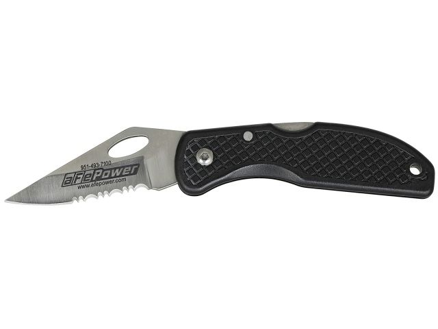 aFe  POWER 40-10092 Knife w/ Black  POWER Logo on Blade