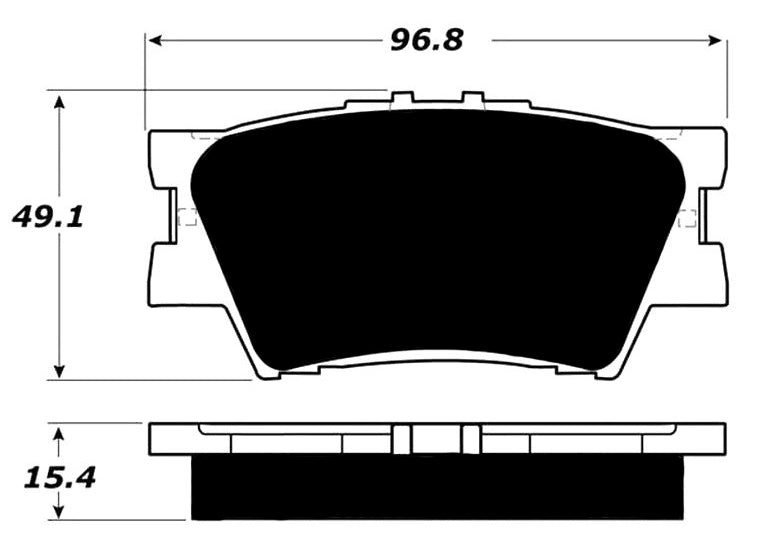 Porterfield Brake Pads for 2016 LEXUS ES 300H