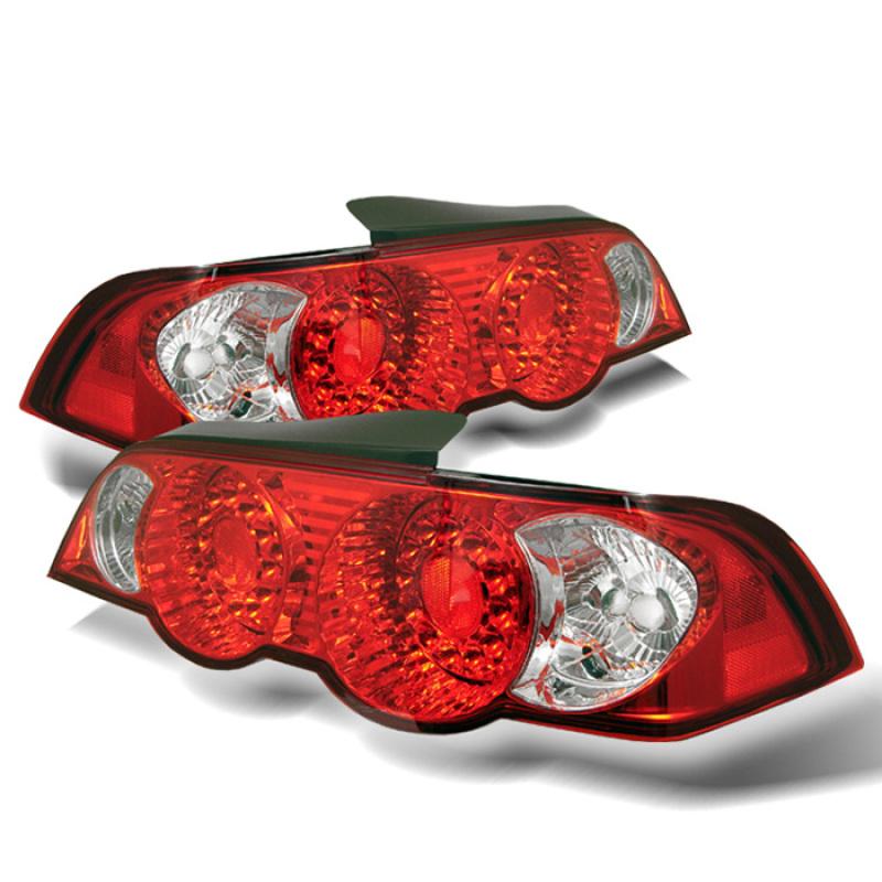 Spyder Acura RSX 02-04 LED Tail Lights Red Clear ALT-YD-ARSX02-LED-RC 5000385 Main Image