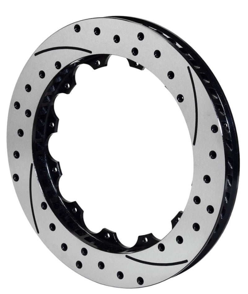 Wilwood Rotor GT Curved Vane Rotor Spec-37 Iron 72 CV 12 x 8.75 Left Hand Side 160-14636-BK