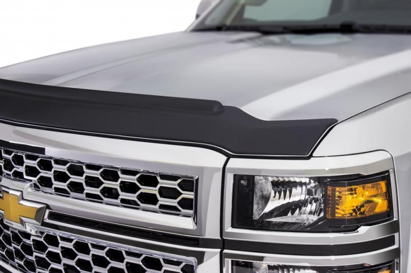 AVS 10-18 Dodge RAM 2500 Aeroskin II Textured Low Profile Hood Shield - Black 436051 Main Image