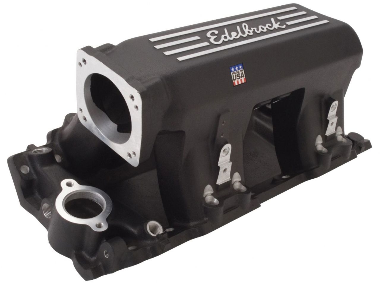 Edelbrock Manifold, Efi, Pro-flo Xt, BB Chevy, Rect. Port Heads, Black Powder Co