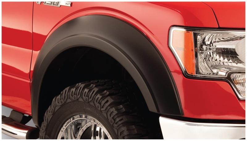 Bushwacker 2019 Ford Ranger Supercrew Extend-A-Fender Style Flares 4pc - Black 20953-02 Main Image