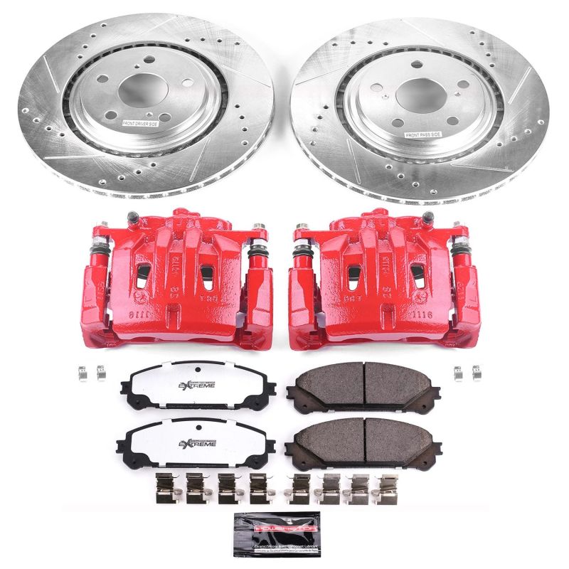 PowerStop PSB Z36 Truck & Tow Kit w/Cals Brakes, Rotors & Pads Brake Kits - Performance D&S main image