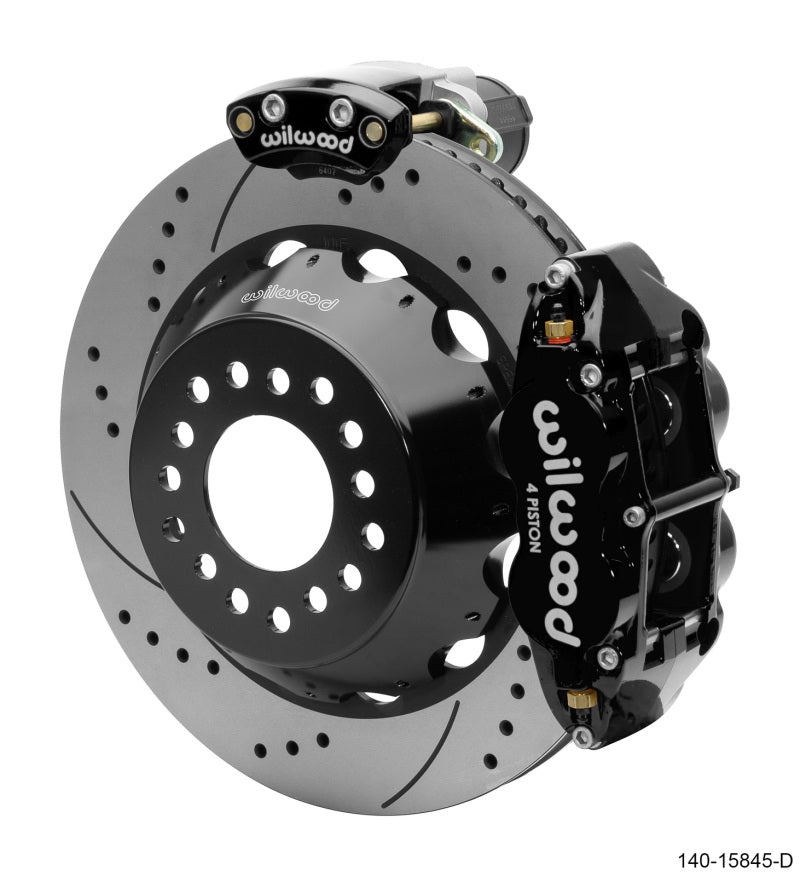 Wilwood Narrow Superlite 4R Rear P-Brk Kit 14.00in Rotor Big Ford  2.50in Offset - SRP 140-15845-D