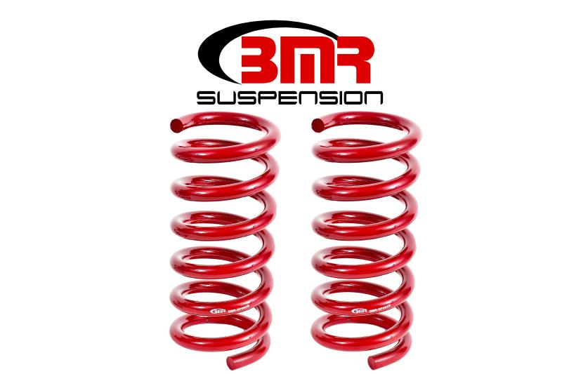 BMR 15-17 S550 Mustang Rear Performance Version Lowering Springs - Red SP082R Main Image