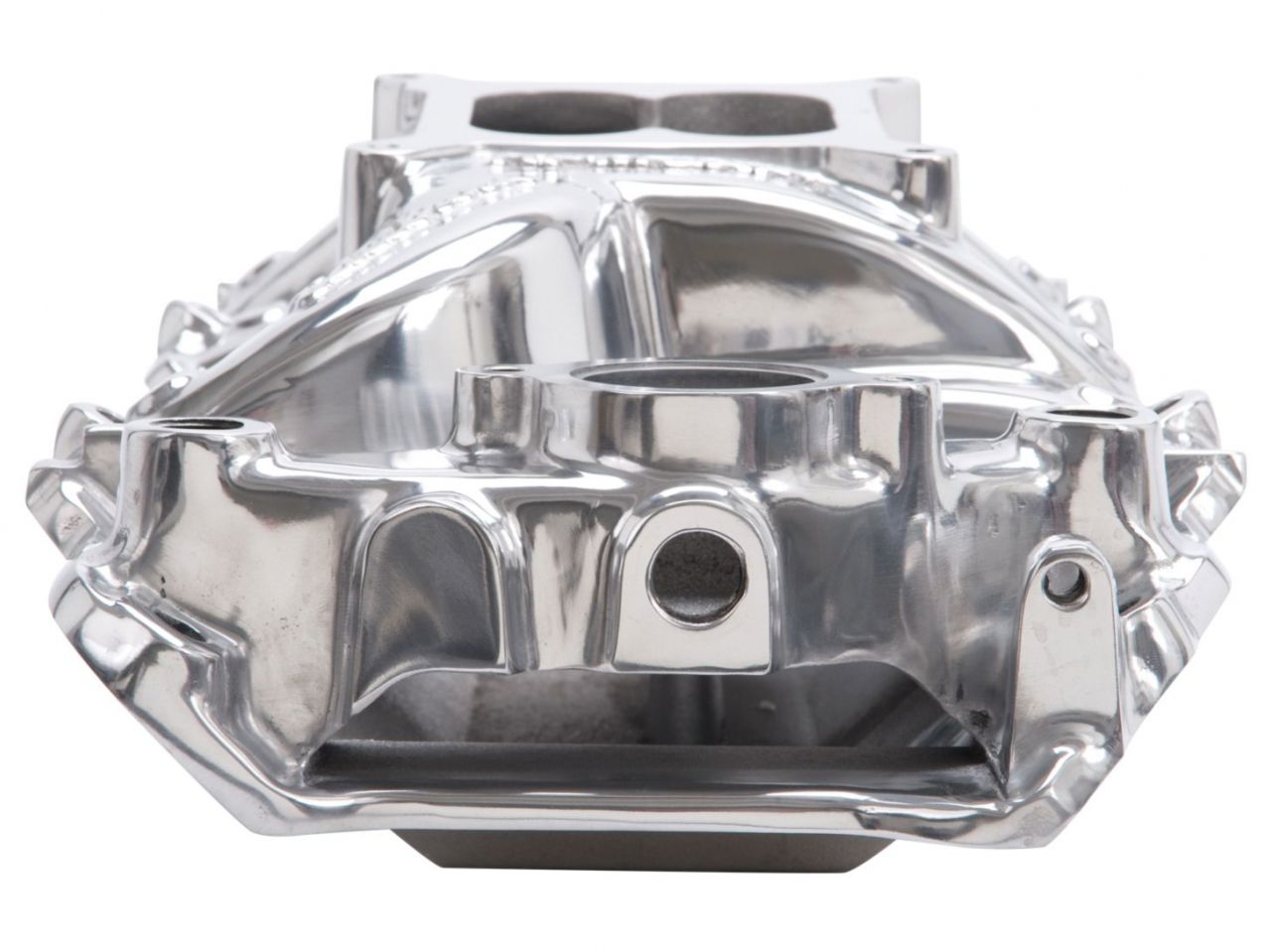 Edelbrock Polished B/b Chev Rect. Port Rpm Air-gap Manifold