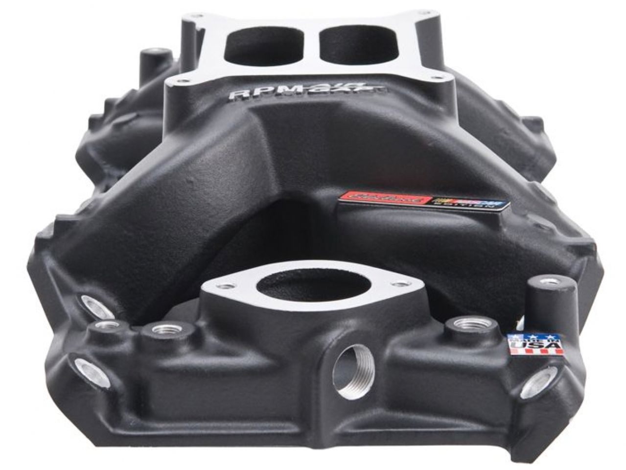 Edelbrock Intake Manifold, Rpm Air-gap, Small-block Chrysler 340-360, Black