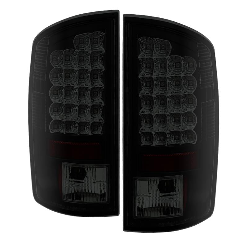 Spyder Dodge Ram 07-08 1500/Ram 07-09 2500/3500 LED Tail Lights Black Smoke ALT-YD-DRAM06-LED-BSM 5078117 Main Image