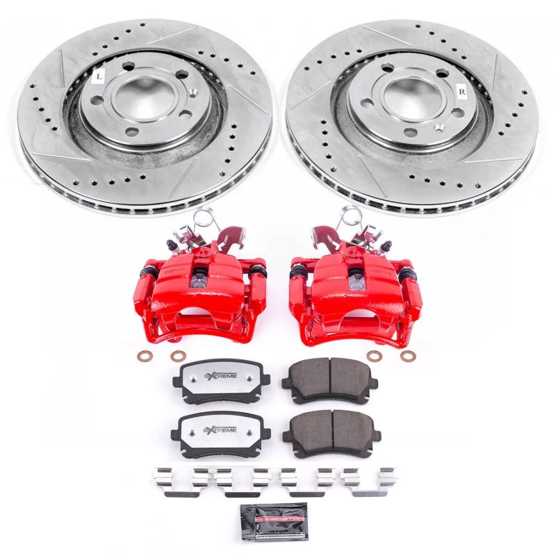 PowerStop PSB Z26 Street Kit w/Cals Brakes, Rotors & Pads Brake Kits - Performance D&S main image