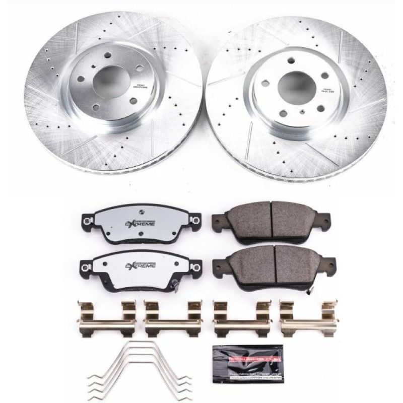 PowerStop PSB Z26 Street Warrior Kit Brakes, Rotors & Pads Brake Kits - Performance D&S main image