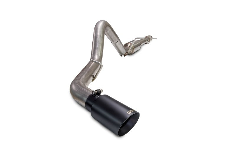 Carven 10-18 GMC Sierra 1500 5.3L (DC Std/CCSB 5.7ft) Competitor Series Cat-Back w/4in. Tip - Black CS1008